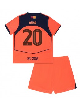 Billige Barcelona Dani Olmo #20 Tredjedraktsett Barn 2025-26 Kortermet (+ Korte bukser)